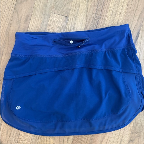 Lululemon Athletica Blue Mini Skirt - Picture 2 of 2